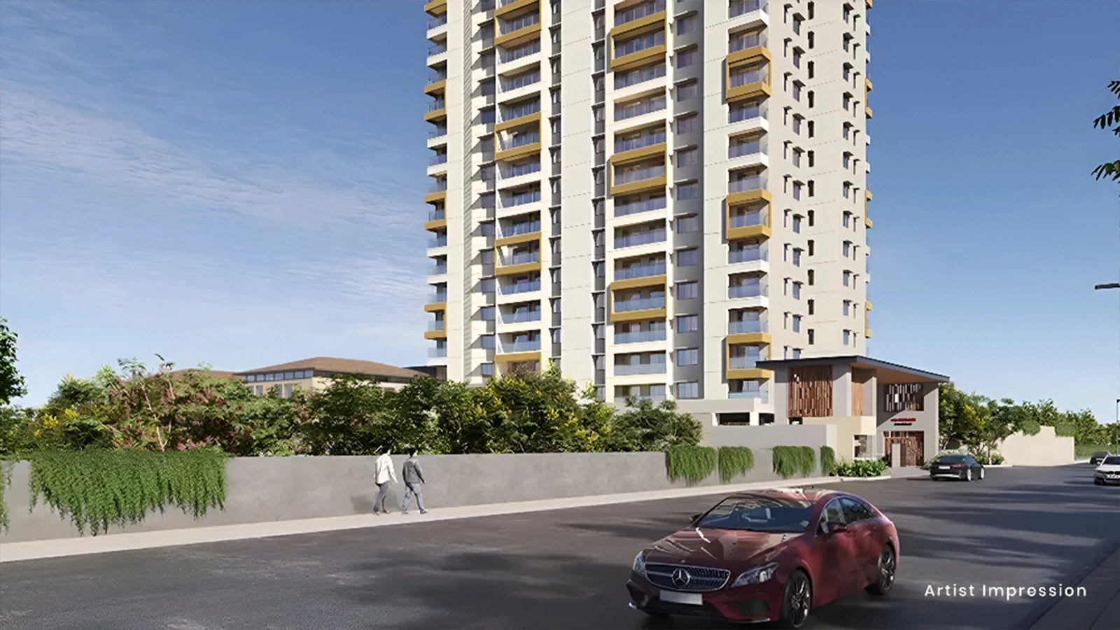 Mahindra New Haven Hosur Road Bangalore side view